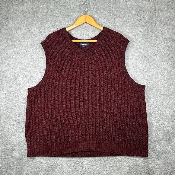 King Size Other - King Size Lightweight V-Neck Sweater Vest Big + Tall 4XL Big
